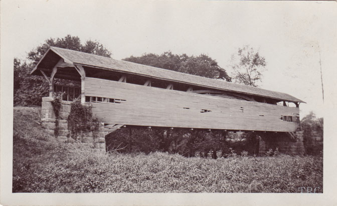 Unidentified covered bridge photo