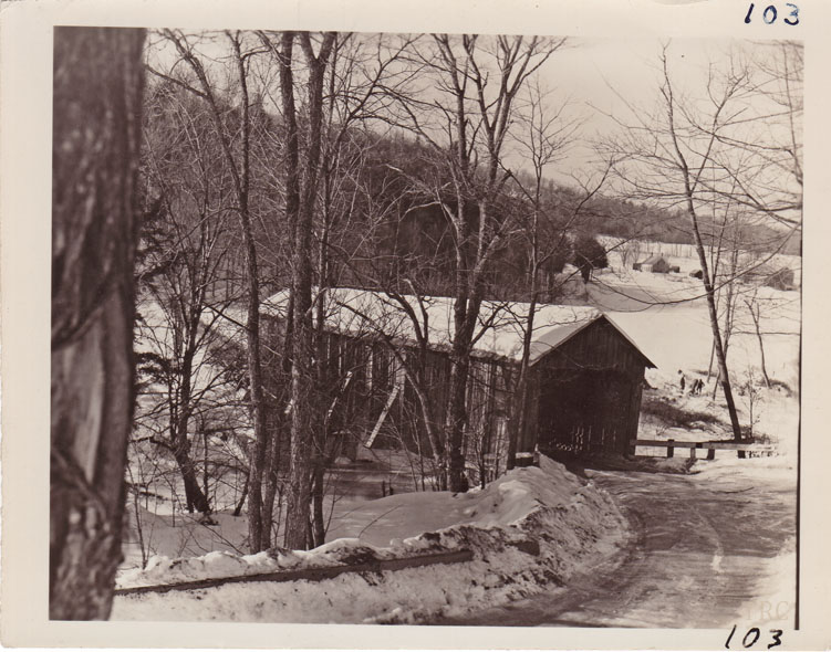 Unidentified covered bridge photo